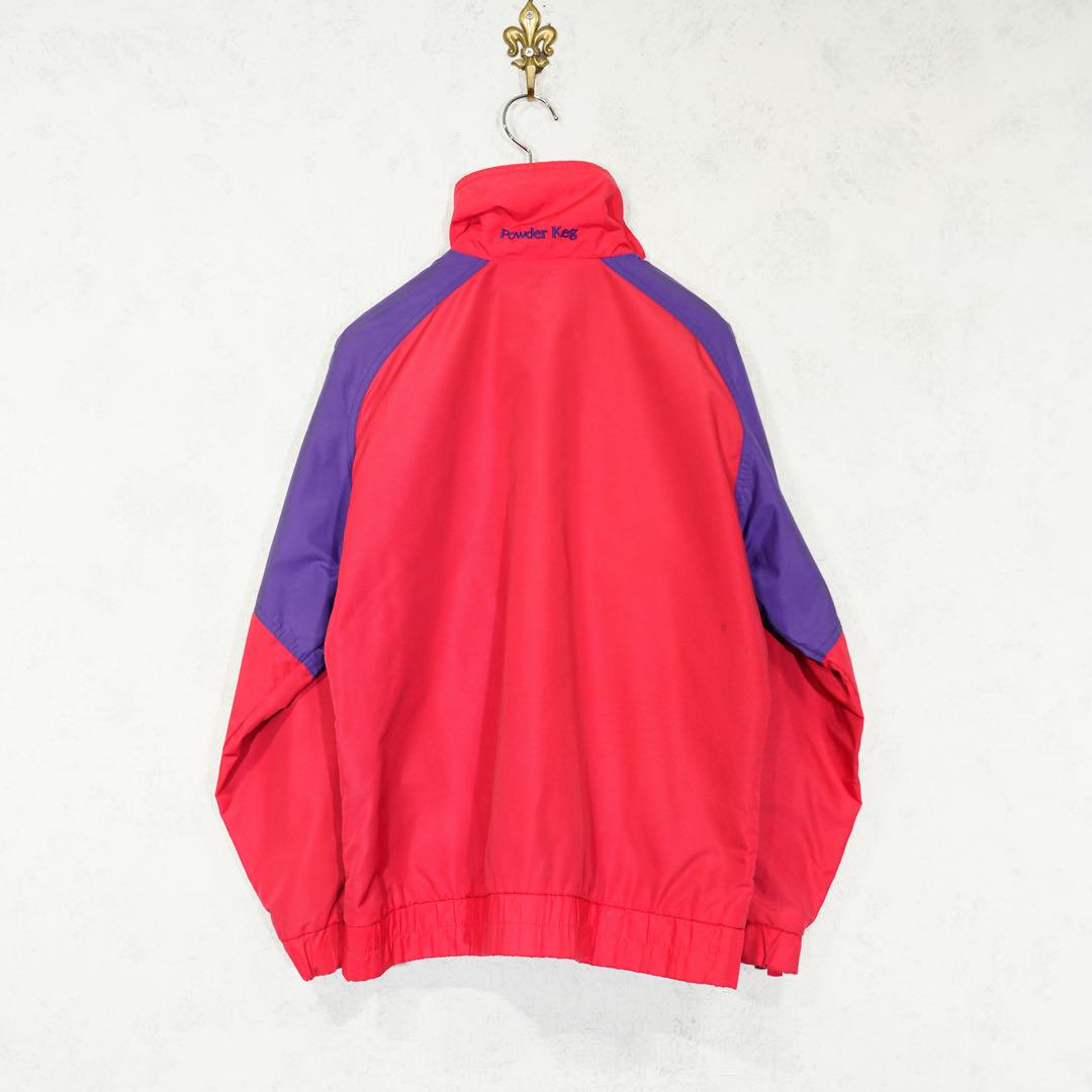 80’sUSA VINTAGEアメリカ古着コロンビアナイロンジップアップブルゾン