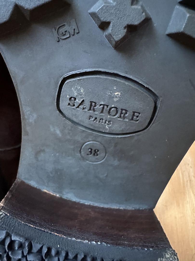 SARTORE サルトル ロングブーツ 黒 レディース ジョッキーブーツ