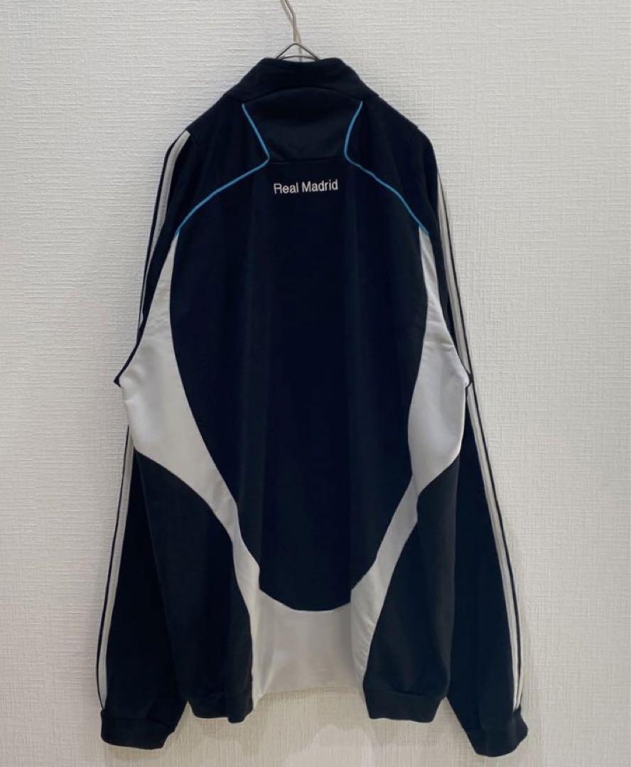 良デザイン！ オーバーサイズ adidas ／ レアルマドリード トラックトップ