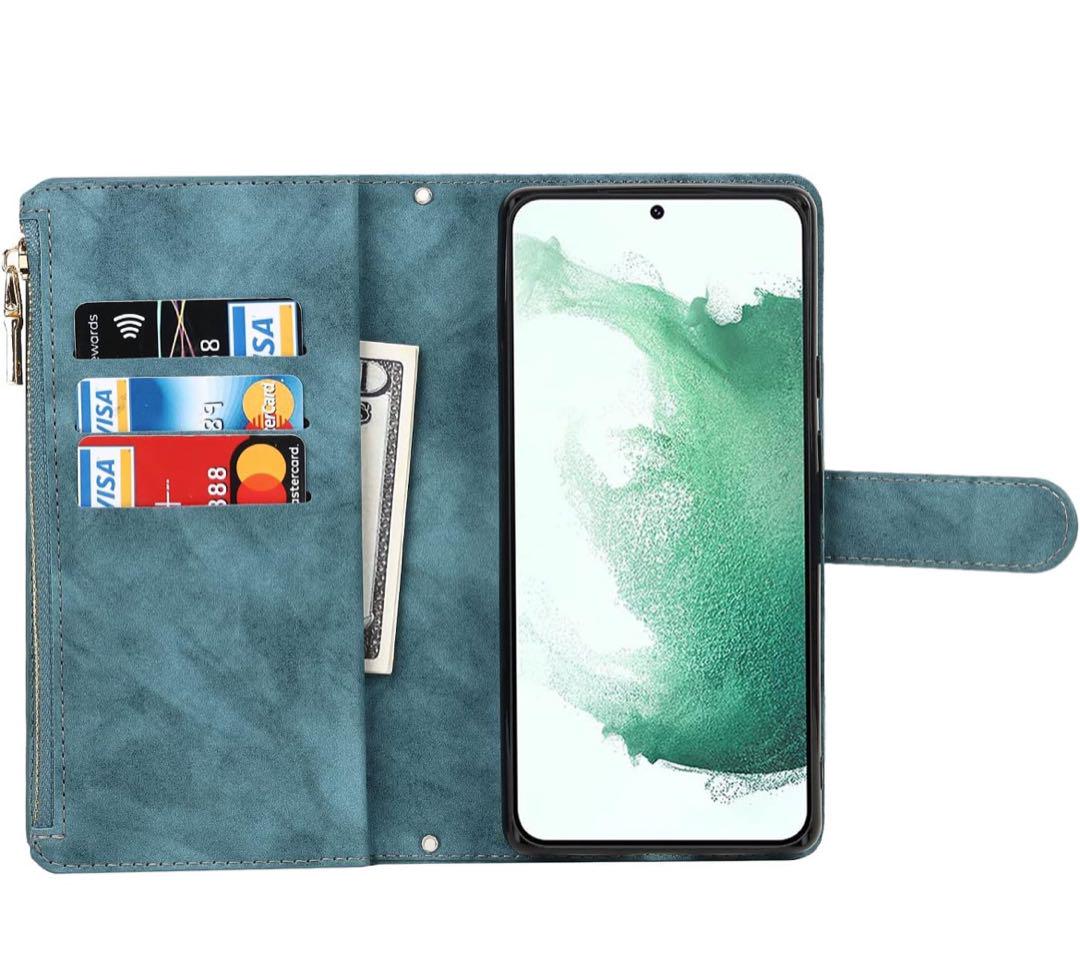 Samsung Galaxy S21 5G 縄掛けケース 手帳型 財布型