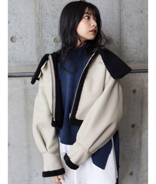 GIUNON（ジウノン）の「big collar coat / ビッグカラーコート