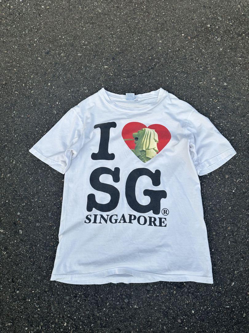 大好き シンガポール アイラブt 00s 90s アートt 海外 y2k i♡tシャツ トップス