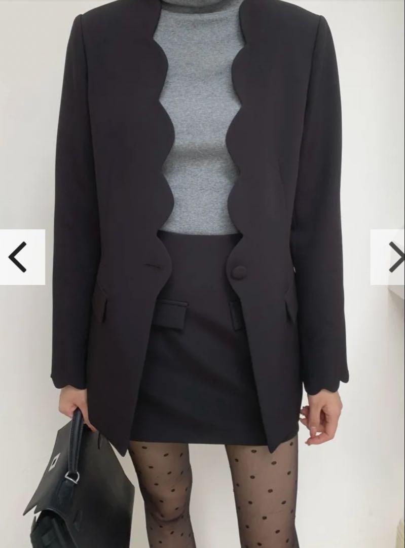 バースデーバッシュスカラップ ジャケットSCALLOPED JACKET S