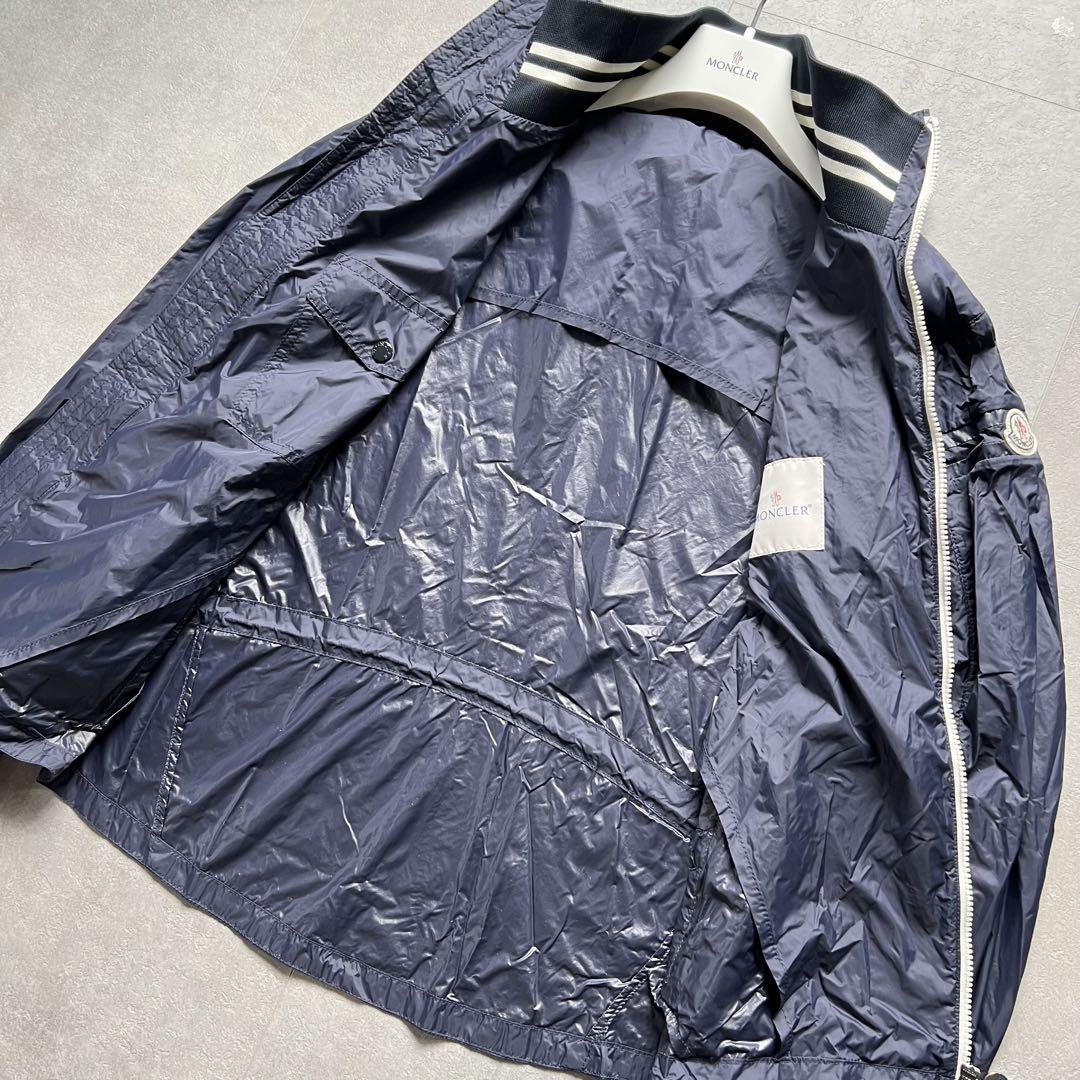 美品 MONCLER モンクレール ナイロンジャケットネイビー フード