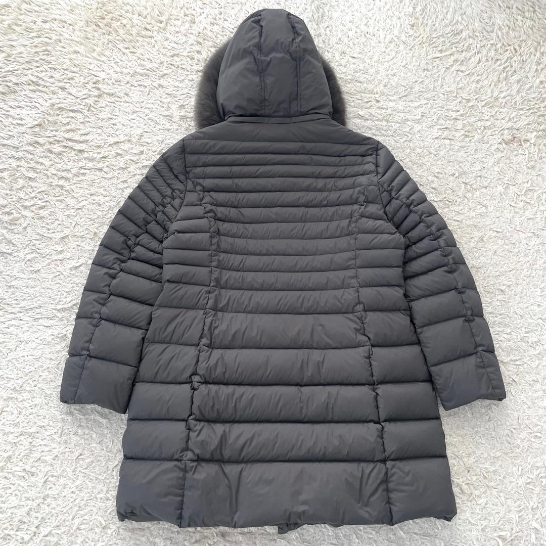 【極美品】バルマン ダウンコート フォックスファー 3way 裏地総柄 L 【極美品】バルマン ダウンコート フォックスファー 3way 裏地総柄 L