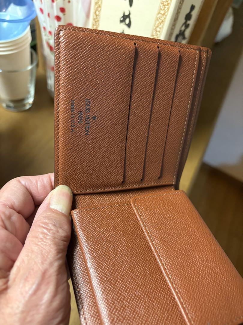 LOUIS VUITTON 二つ折り財布 ブラウン