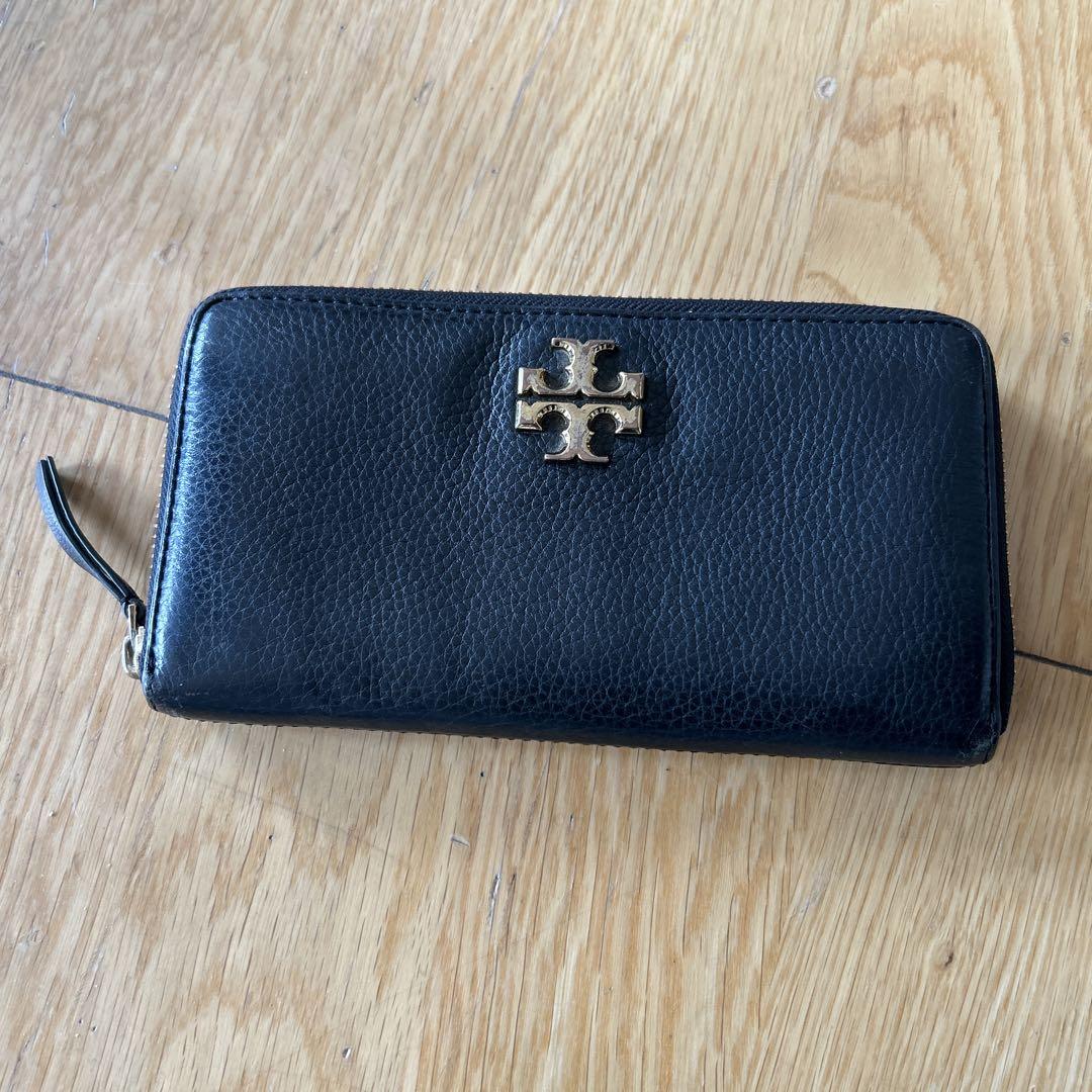 Tory Burch 黒 レザー 長財布
