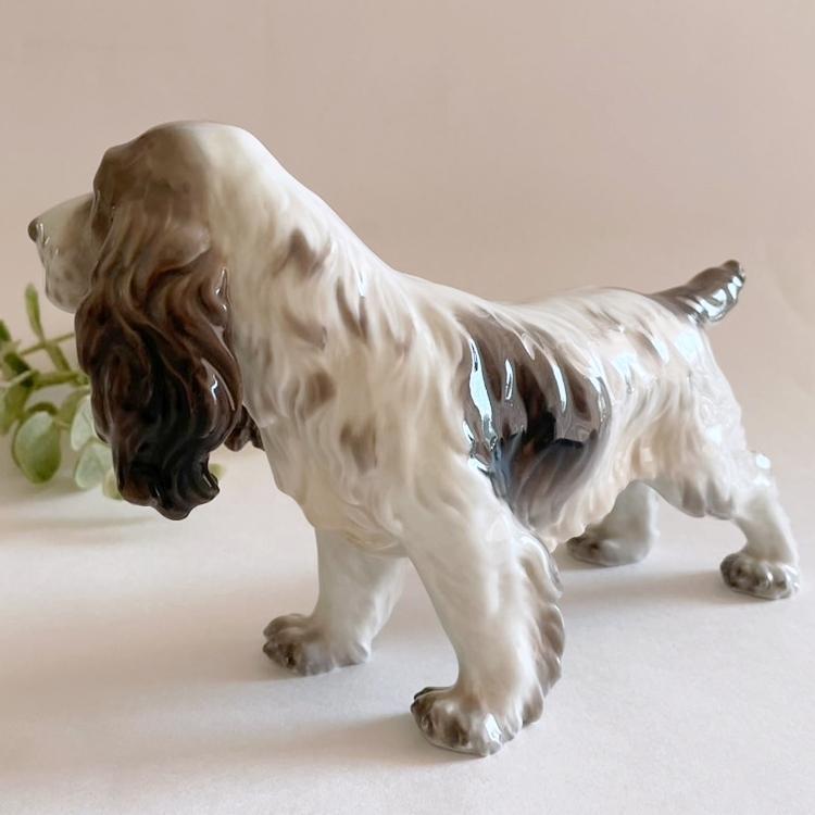 最安プラン ダール イェンセン Dahl Jensen 犬 コッカースパニエル フィギュリン 置物