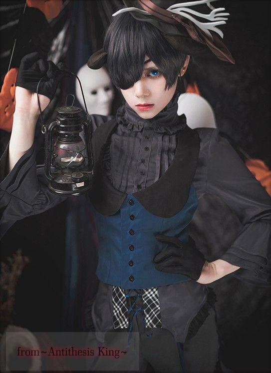 Q④7 男装 もな ウィッグ 杖 靴 bCXtp-m23392712203 黒執事 シェル 貴族 ハロウィン 好評最新品