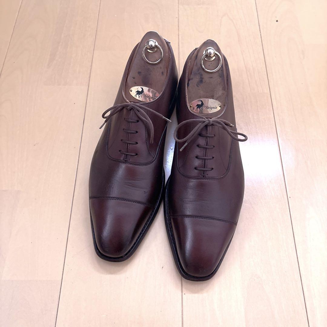 571.CROCKETT&JONES HALLAM ストレートチップ 8.5E