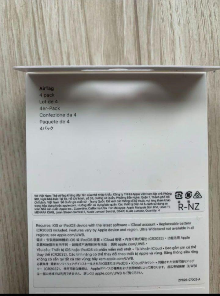 エアタグ 新品未使用 2個セット Apple AirTag MX542ZP/A