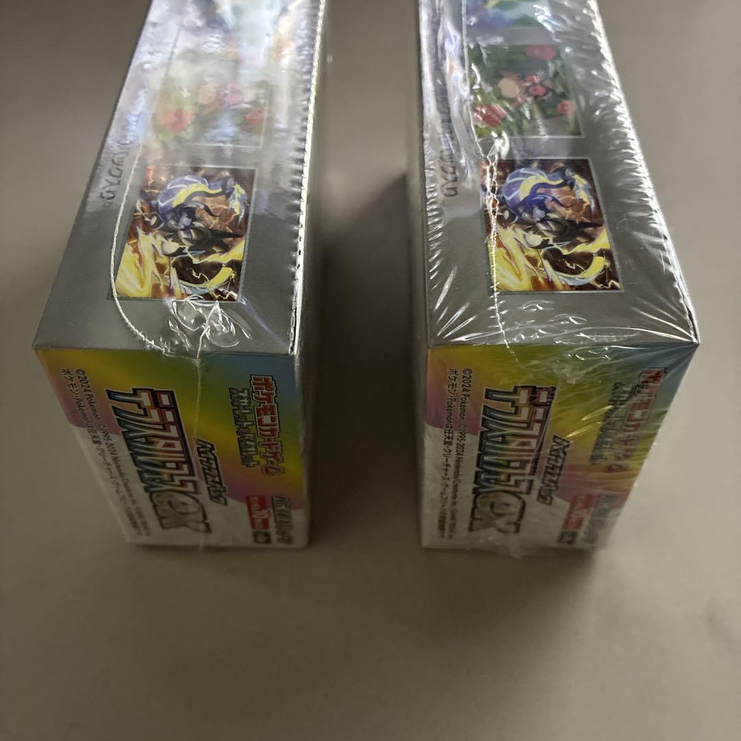 ポケモンカードテラスタルフェス2箱シュリンク付き シュリンク付き） テラスタルフェス ex BOX ポケモンカード