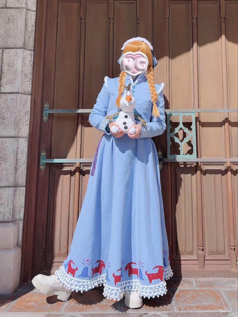 アナと雪の女王 アナ雪 コスプレ 家族の思い出 衣装