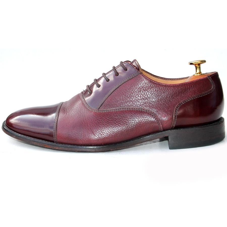 LOAKE ローク BIBURY UK6.5 ストレートチップ ラスト026
