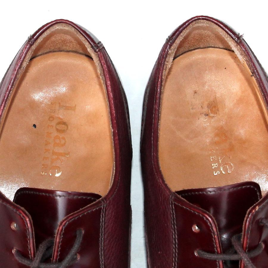LOAKE ローク BIBURY UK6.5 ストレートチップ ラスト026