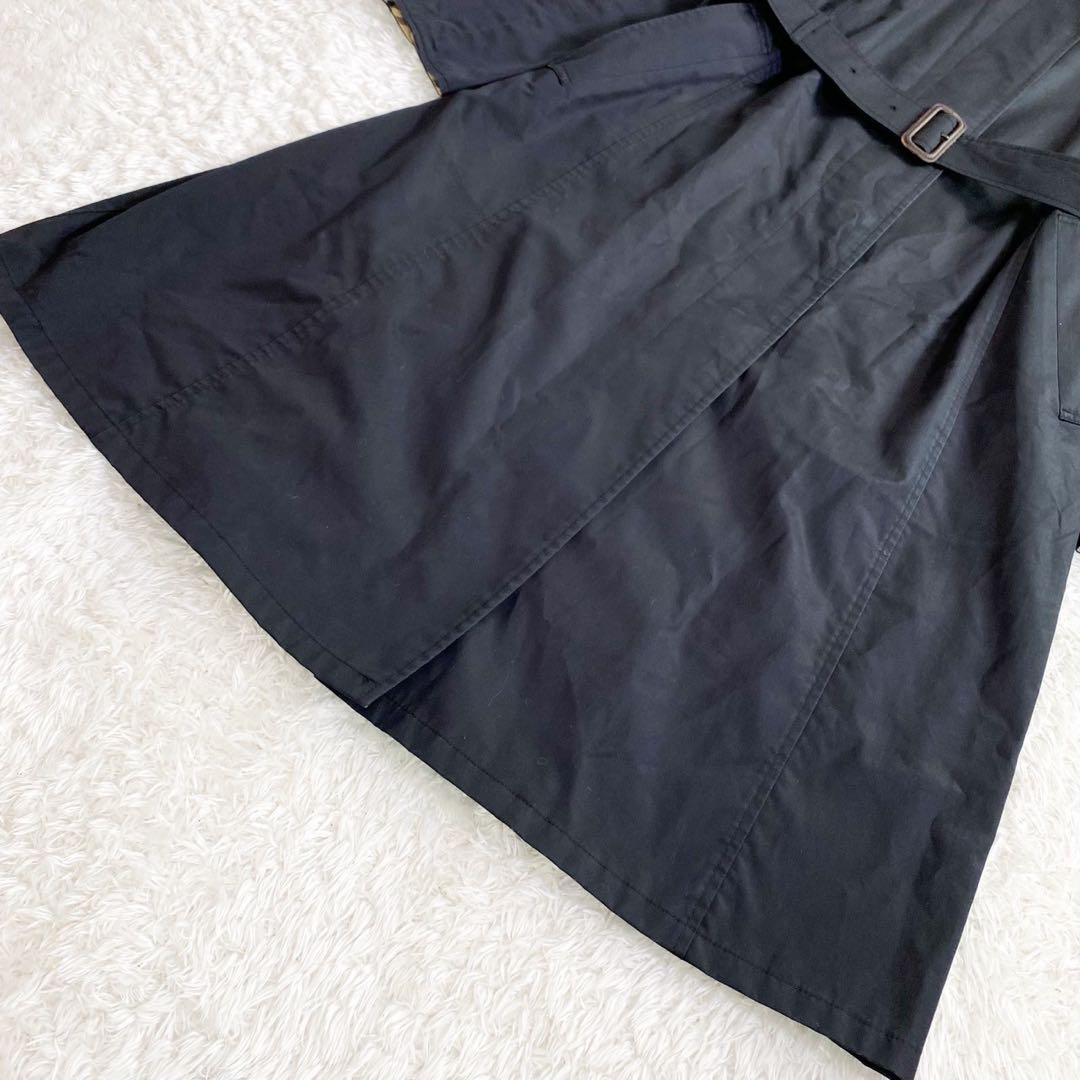 BURBERRY  ノバチェック　コート　ベルト　ライナー　ブラック