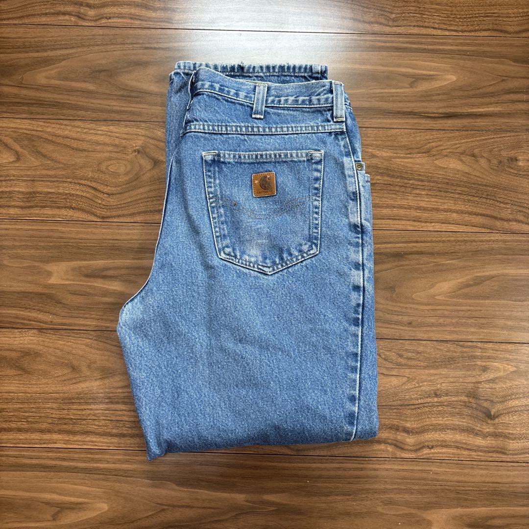 デニムパンツ 34/30 Carhartt 布タグ　アメカジcboy style