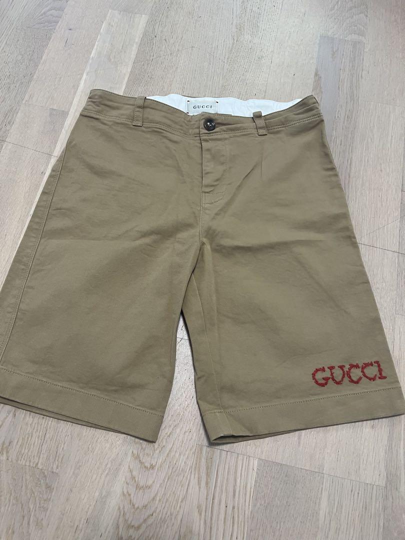 GUCCI ベージュ ハーフパンツ　グッチチルドレン8ボトムス・スパッツ