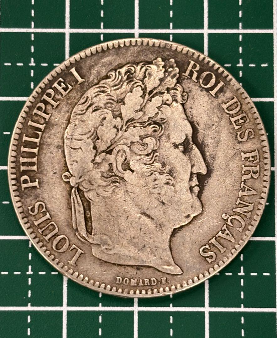 フランス 5フラン 銀貨 1836年 ルイ・フィリップ1世 フランス 5フラン 銀貨 1836年 ルイ・フィリップ1世 - メルカリ