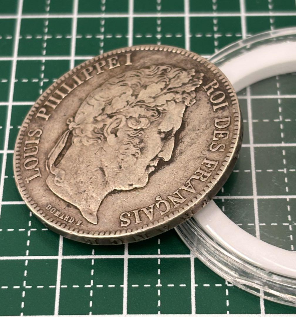 フランス 5フラン 1836年 ルイ・フィリップ1世 銀貨 da2012 フランス 5フラン 1836年 ルイ・フィリップ1世 銀貨 da2012