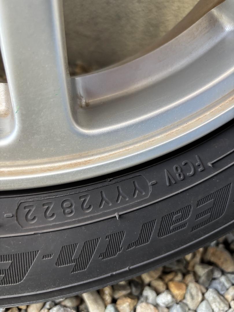 2022年製タイヤセット155/65R14 YOKOHAMAタイヤ 溝十分有り