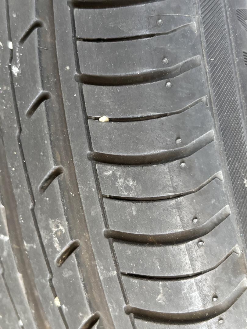 2022年製タイヤセット155/65R14 YOKOHAMAタイヤ溝十分有送料込