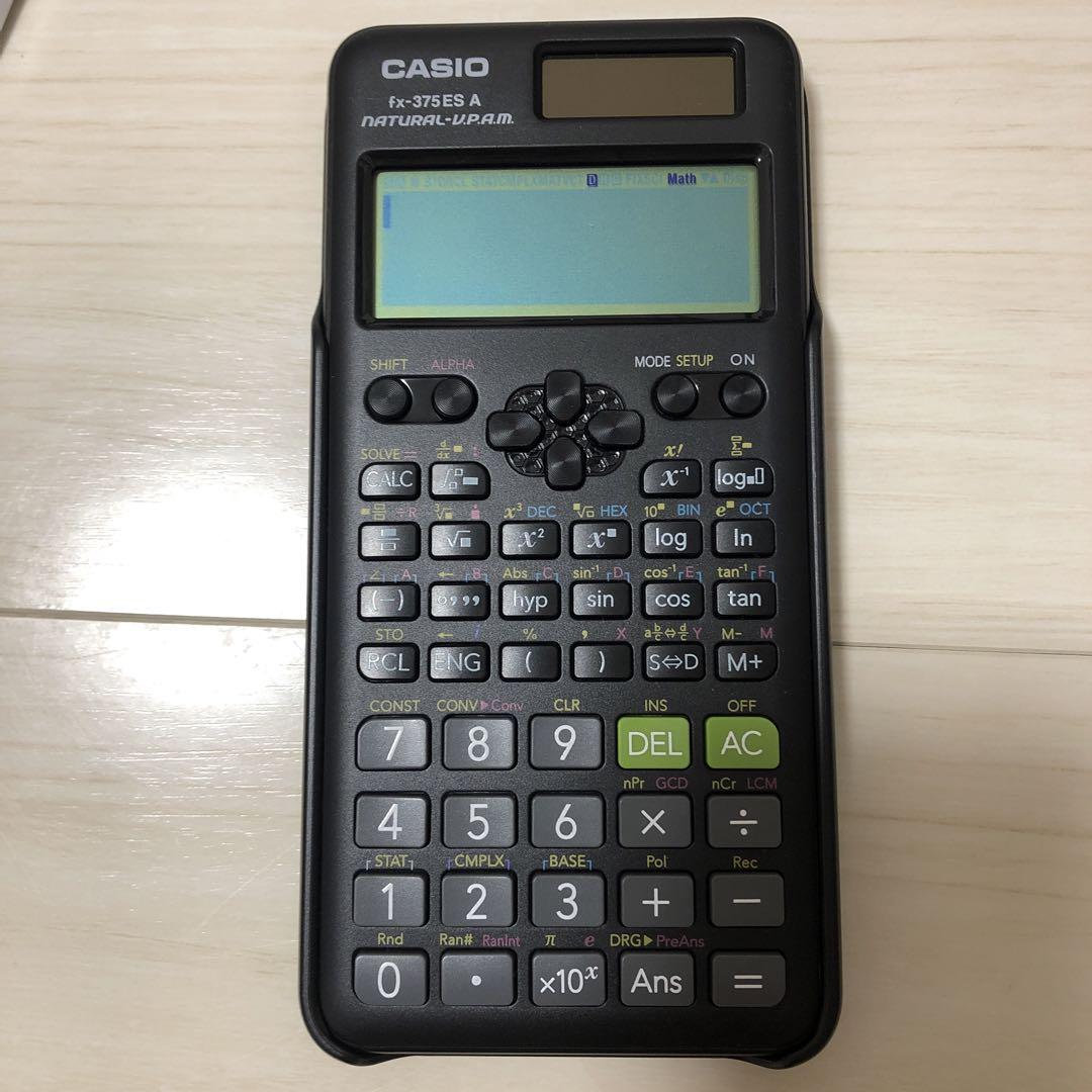 カシオ 関数電卓 微分積分・統計計算・数学自然表示 394関数 未使用に近い
