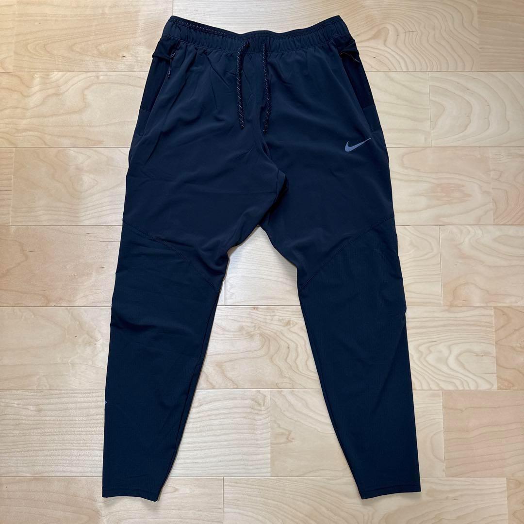 NIKE ランニングパンツ　ロングパンツ　ドライフィット　メンズ　黒　L 新品