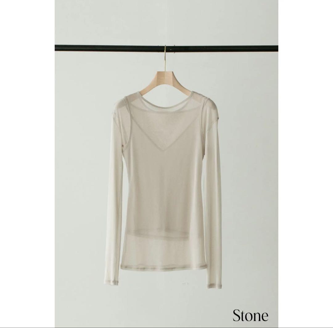 little $uzie Tulle Layered Tops シアー トップス