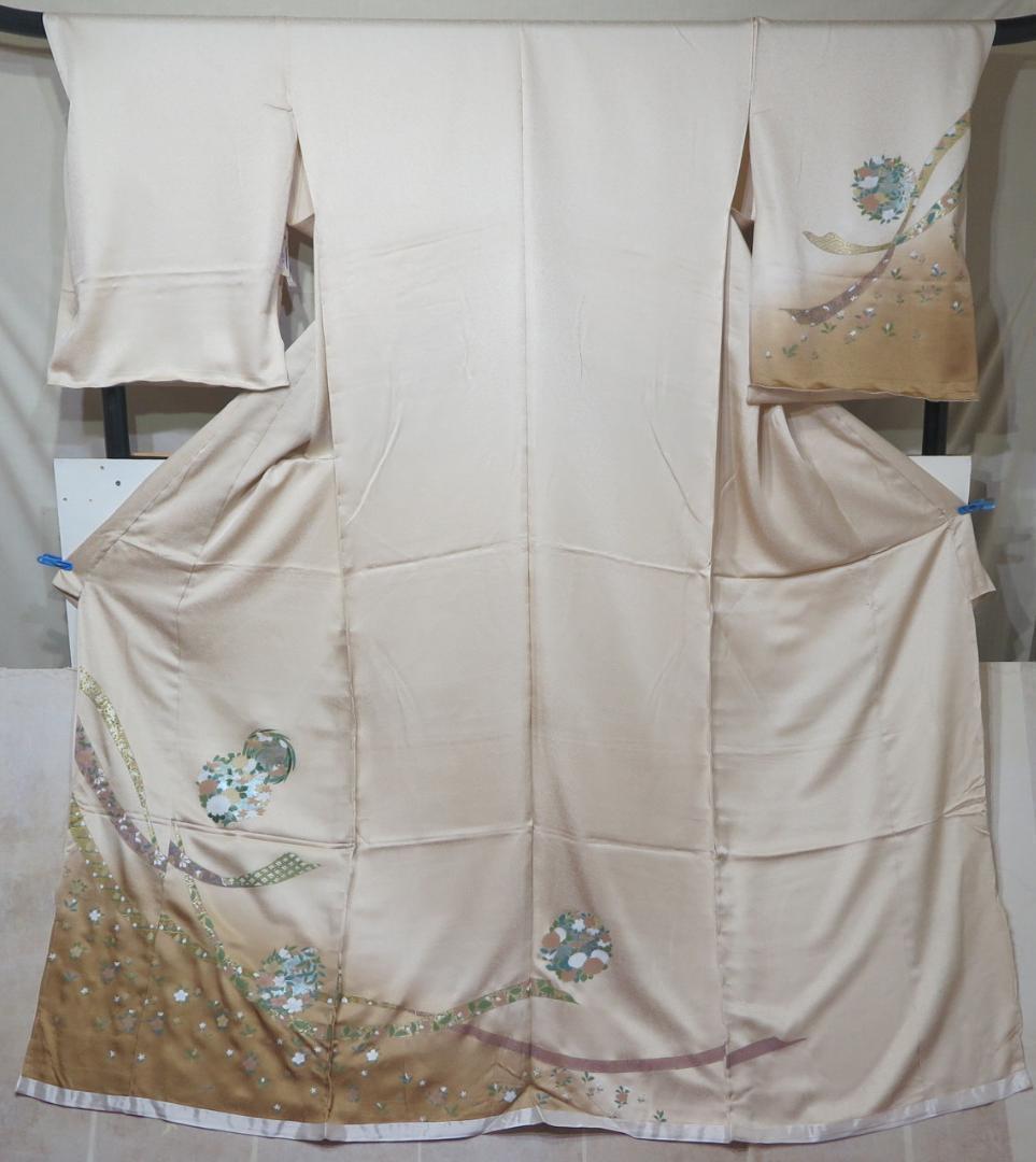 訪問着【6703】新品 未仕立 正絹 京友禅