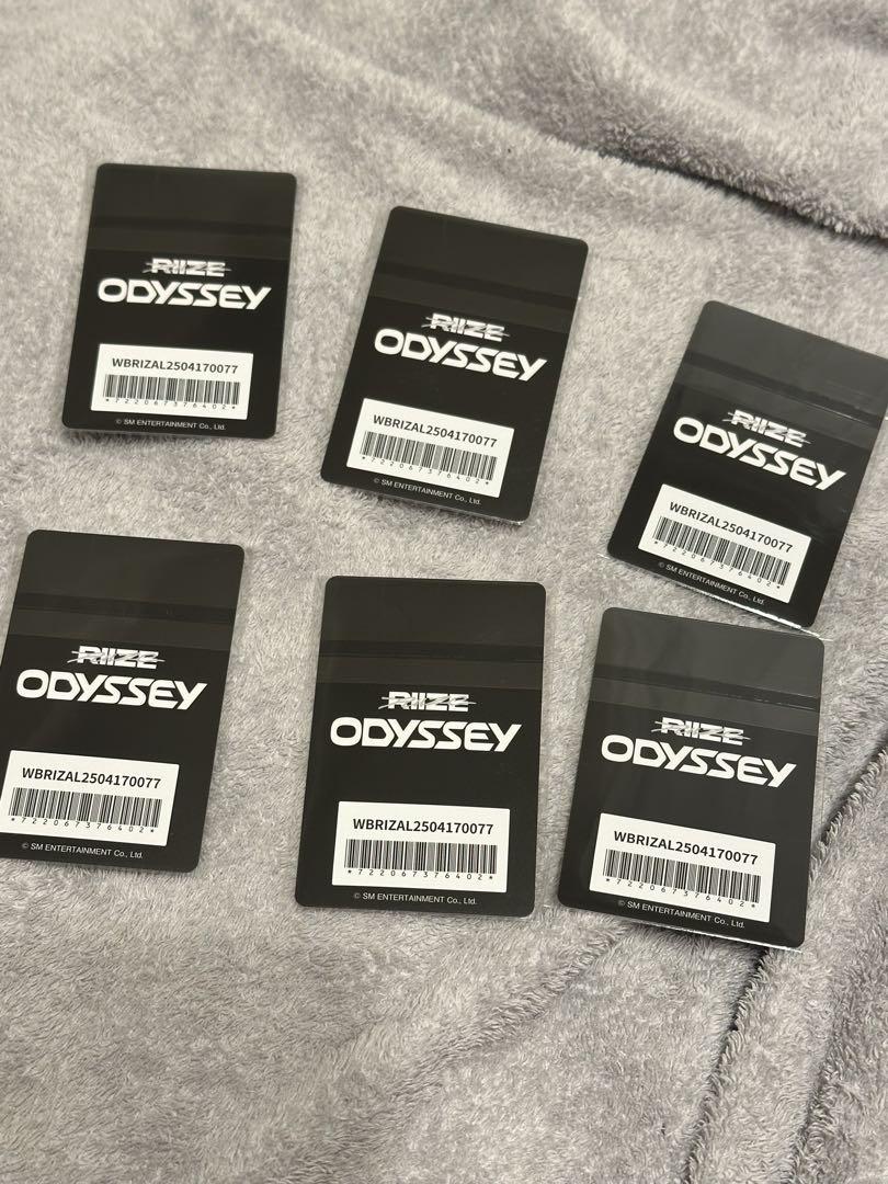 コンプ】RIIZE Odyssey weverse 特典トレカ 全員 ラキドロ