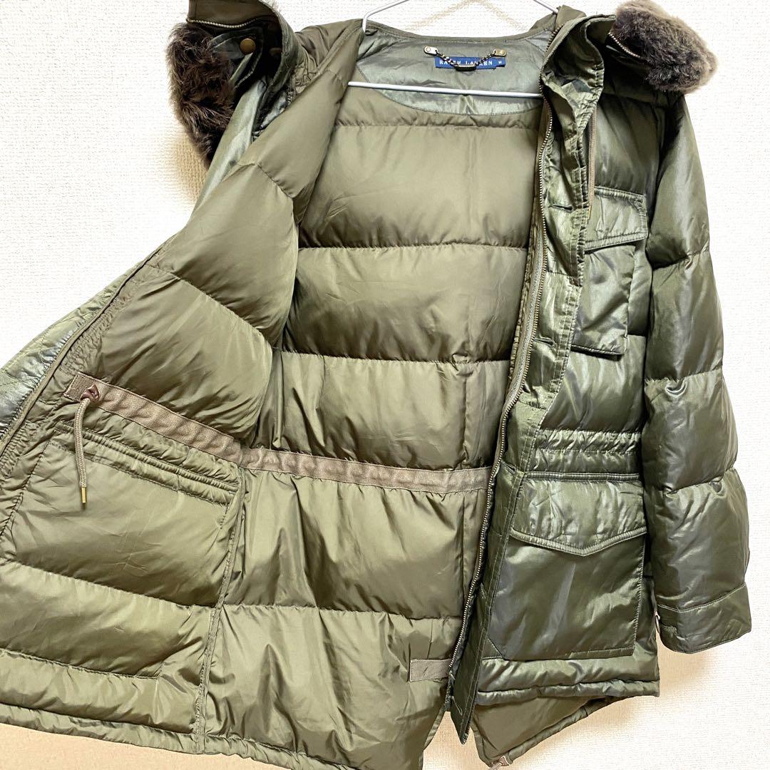 RALPH LAUREN ラルフローレン ダウンコートファー フード付　アウター