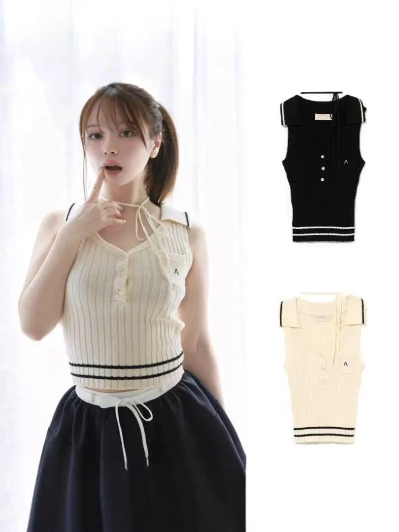 Ami line tops ivory andmary - メルカリ