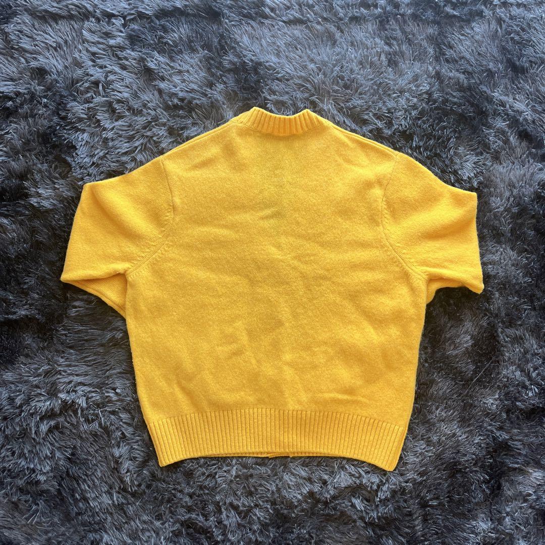 maison kitsune メゾンキツネ カーディガン イエロー トップス