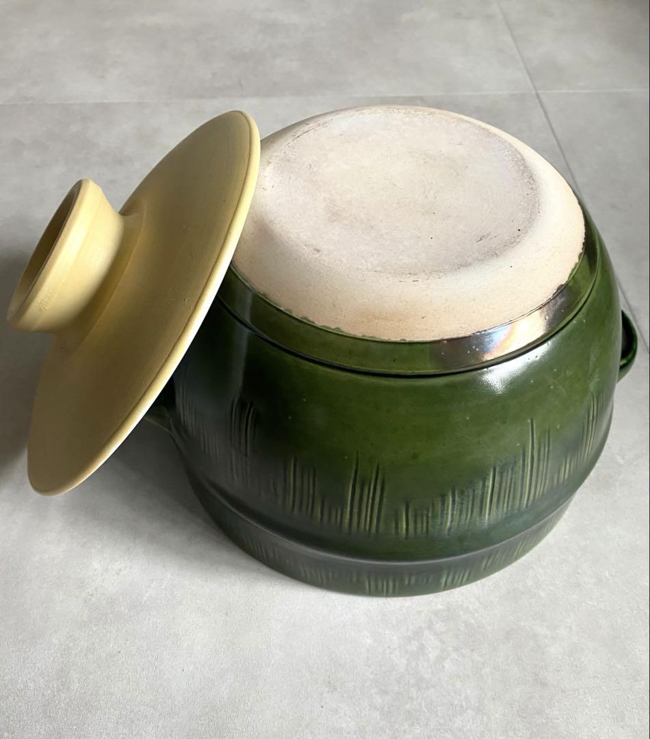 極美品 八代目儀兵衛 土鍋炊飯釜 Bamboo 1〜2合用