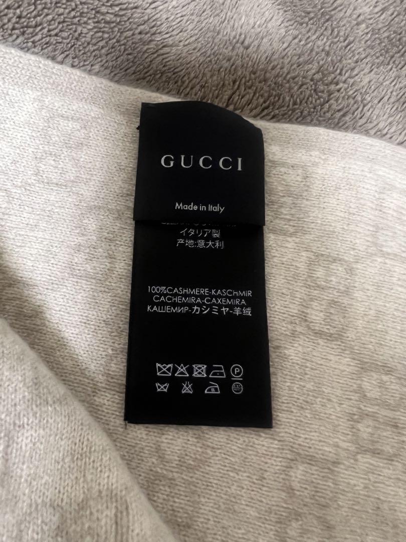 GUCCI グッチ マフラー カシミア ベージュ