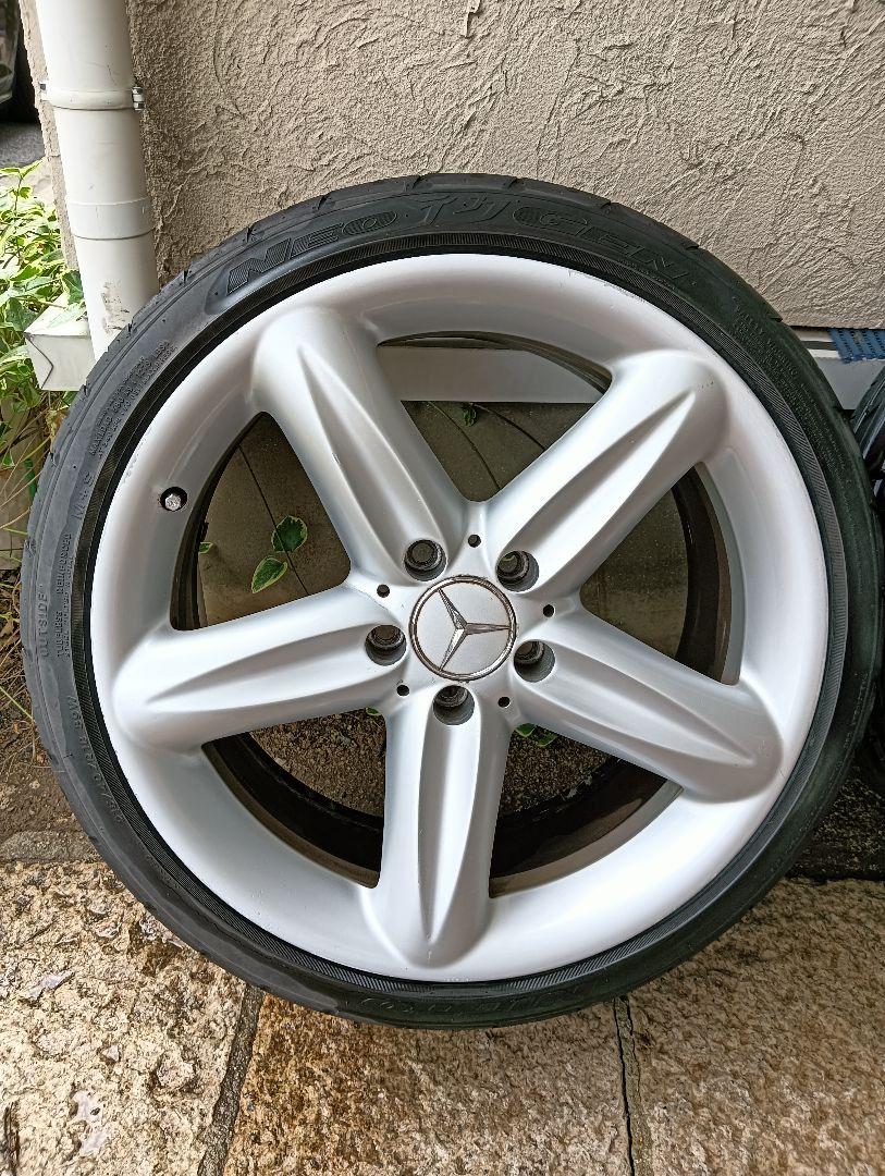 こ*い様 メルセデス・ベンツ SL18インチホイールセット 引っ張りタイヤVW流