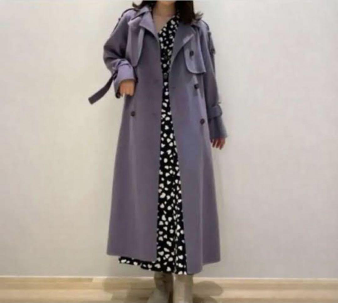 【超美品】snidelウロコカシミアスタンドカラーコート