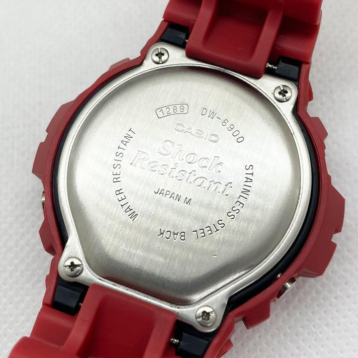 カシオ G-SHOCK デジタル FOX FIRE レッド DW-6900