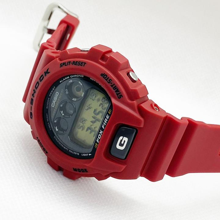 カシオ G-SHOCK デジタル FOX FIRE レッド DW-6900