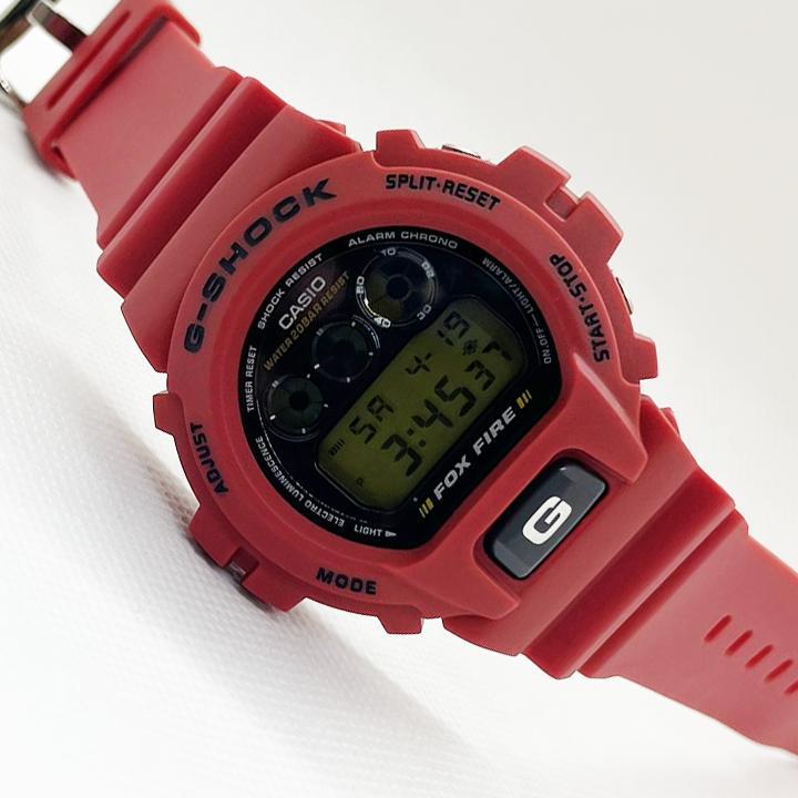 カシオ G-SHOCK デジタル FOX FIRE レッド DW-6900