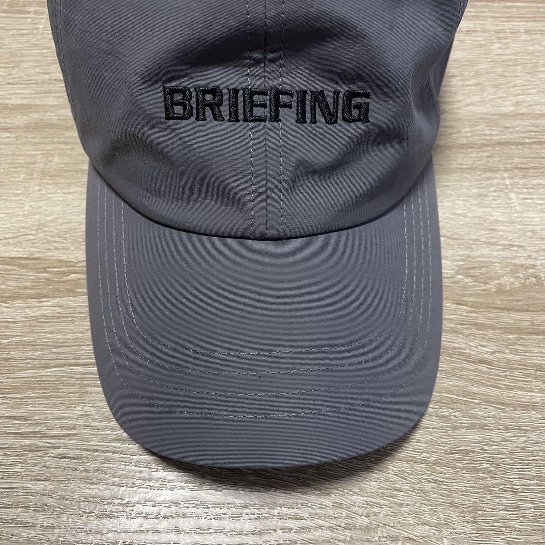 極美品]BRIEFING ブリーフィング 6パネルロゴキャップ CAP