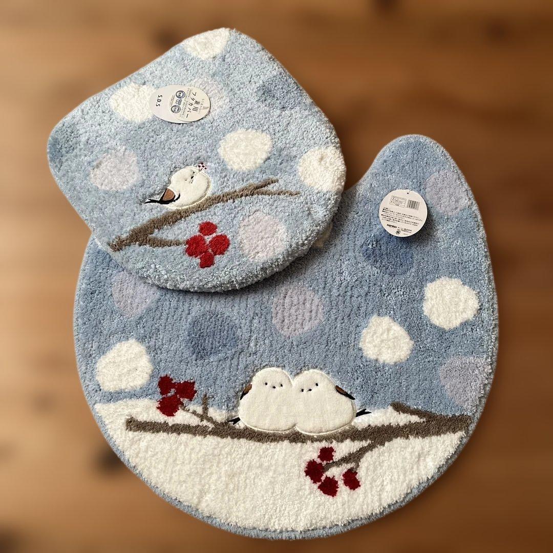 トイレ用マット カバー5点セット新品、♥