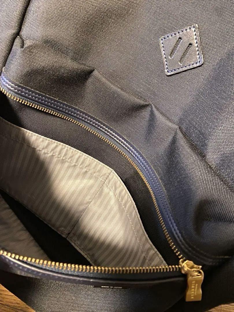 美品 豊岡鞄認定 everwin リュック バックパック ネイビー