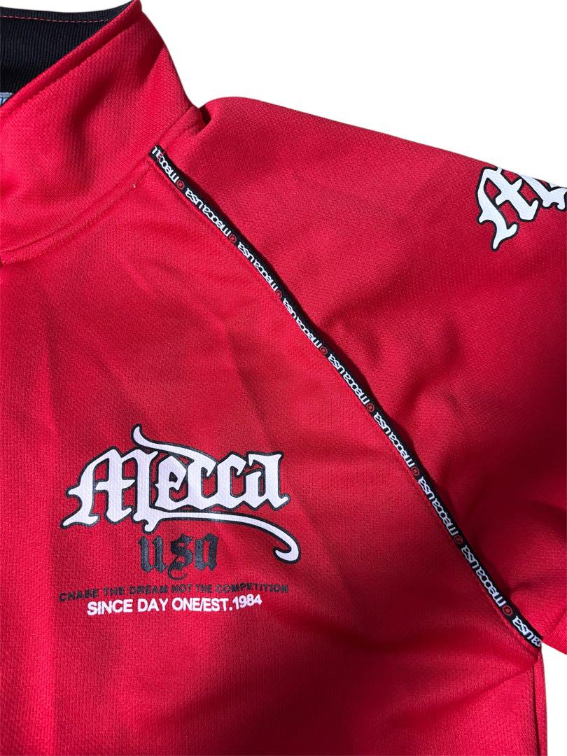Mecca レッド セットアップ　90s ヒップホップ　b-boy