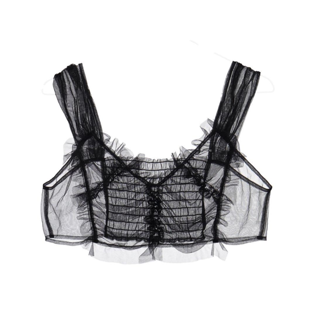 crayme新品Tulle Gather Bustierチュールギャザービスチェ crayme新品Tulle Gather Bustierチュールギャザービスチェ