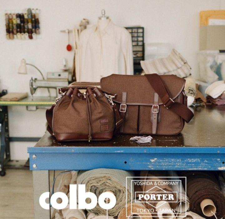 【希少！！】 x COLBO PORTER ショルダーバッグ キャンバス ブラウン バッグ