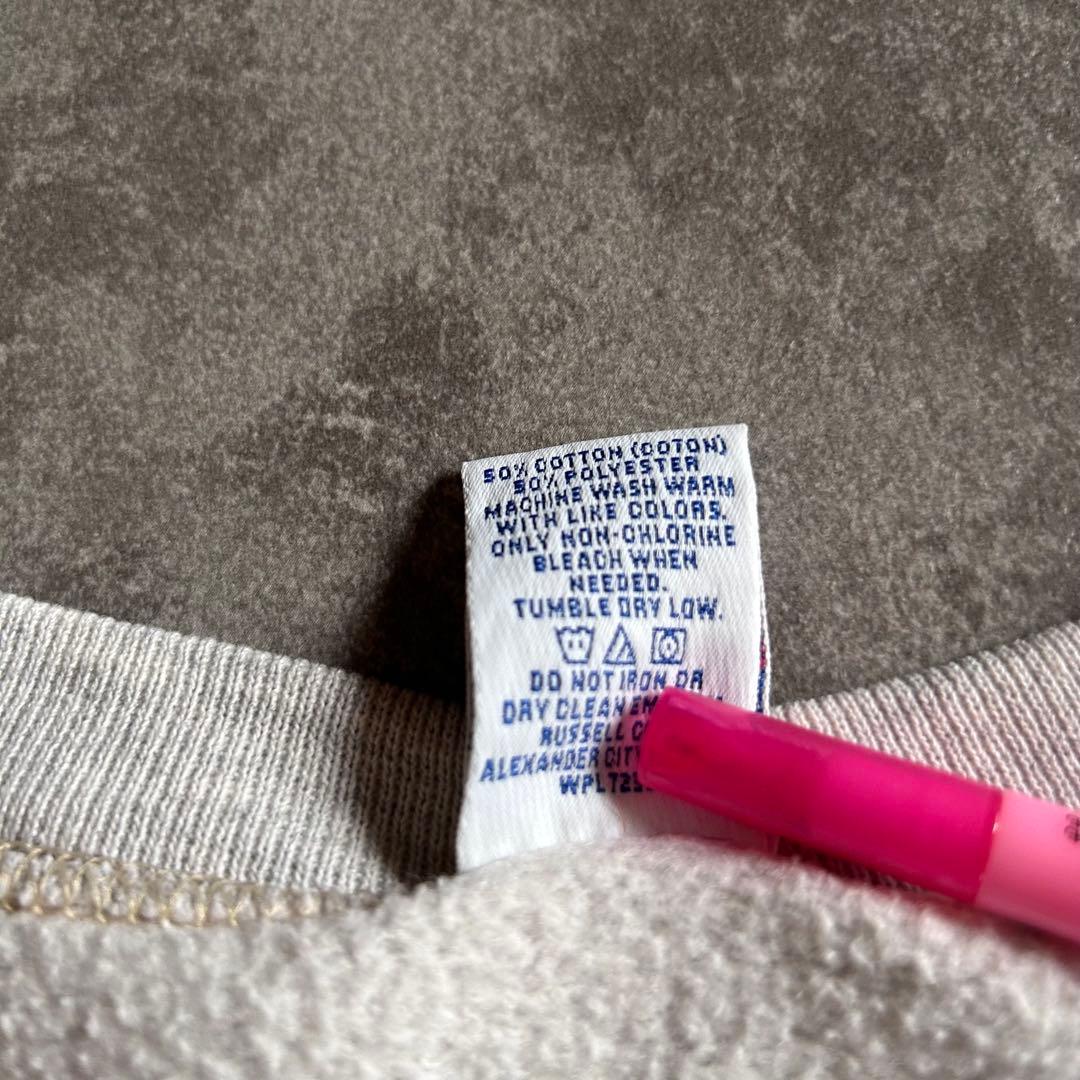 90s ラッセルアスレチック スウェットトレーナー グレー L 無地L Russell Athletic WWW_MORNINGWALKER_COM