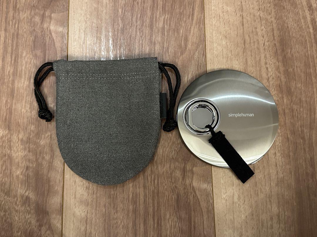 simplehuman センサーメイクアップミラー コンパクト 3倍率