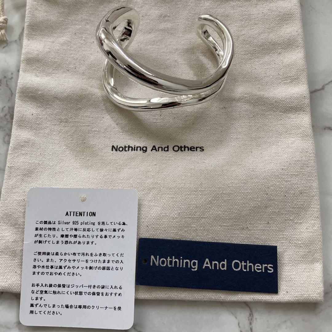 Nothing And Others ダブルラインバングル　シルバー